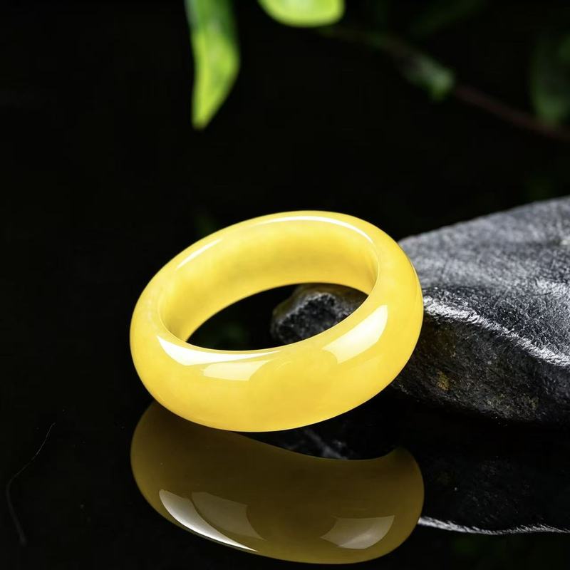 Rings - Genuine A-grade jadeite ring with full