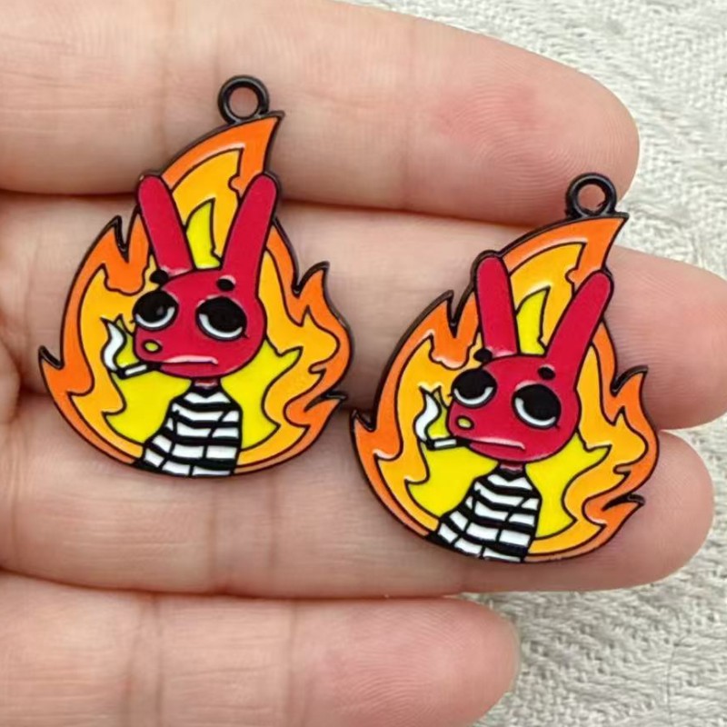 Anime Pendant Necklace - 10 pcs Cartoon Game peripherals Charms