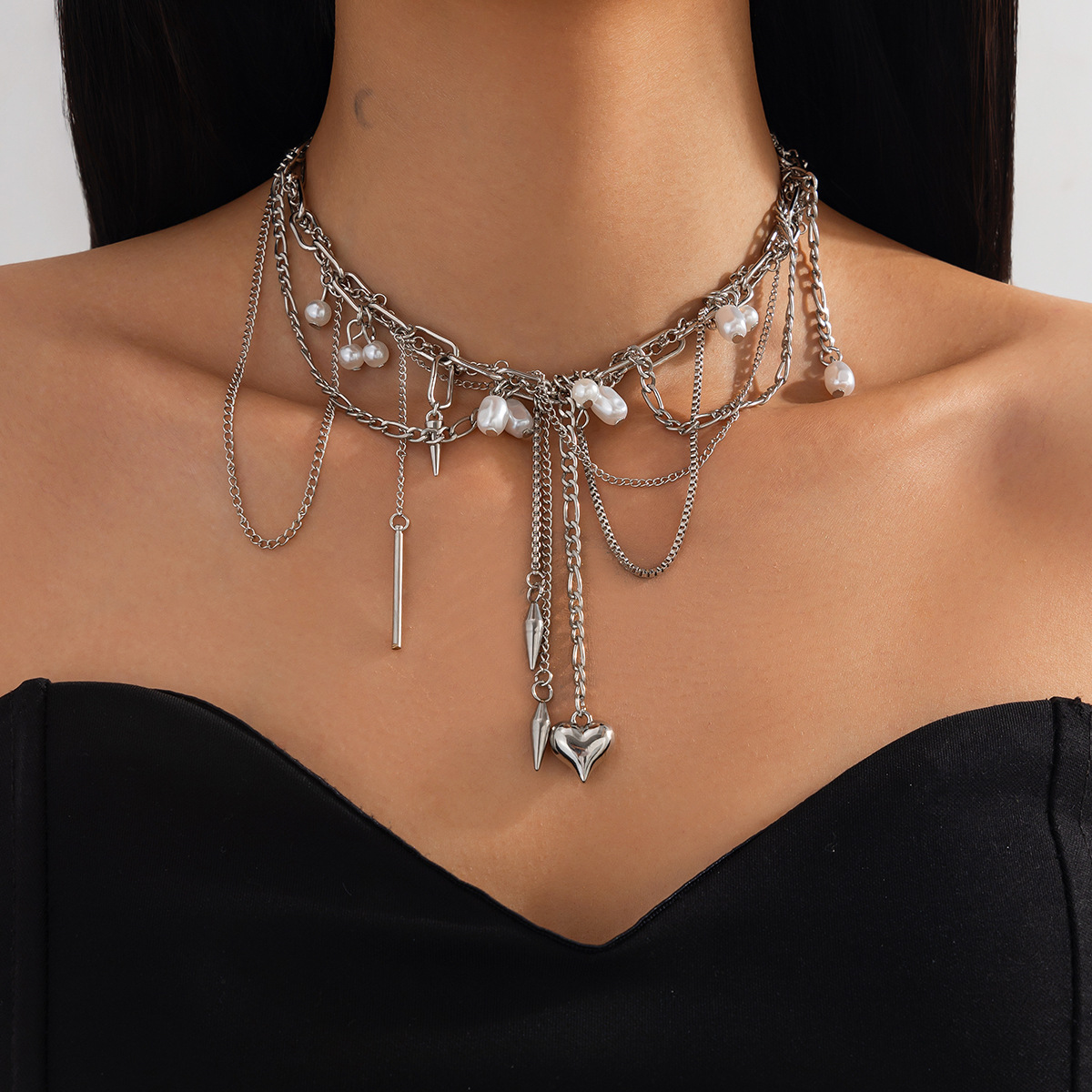 Pearl Choker Necklace Vintage - Vintage Irregular Imitation Pearl Necklaces Women