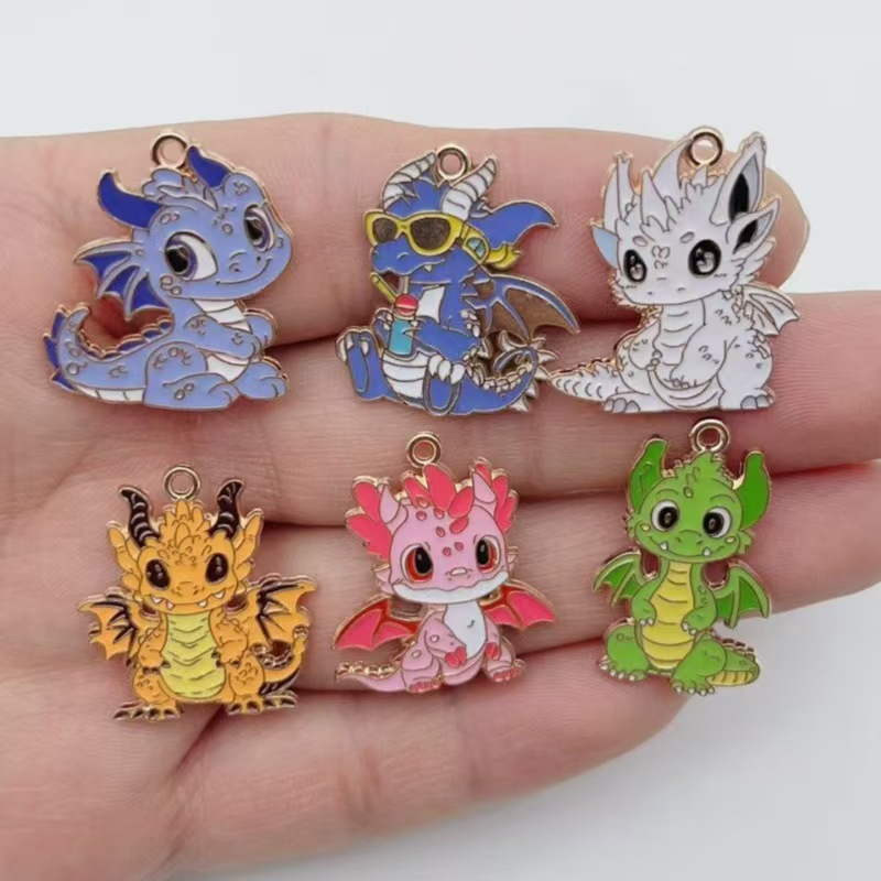 Earrings - 10pcs Personalized Little Flying Dragon DIY