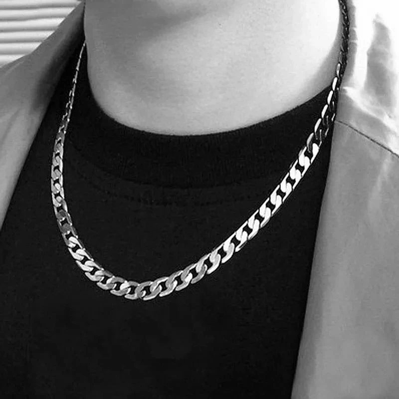 Cuban Link Chain 12Mm - 925 Sterling Silver Necklace For Men's