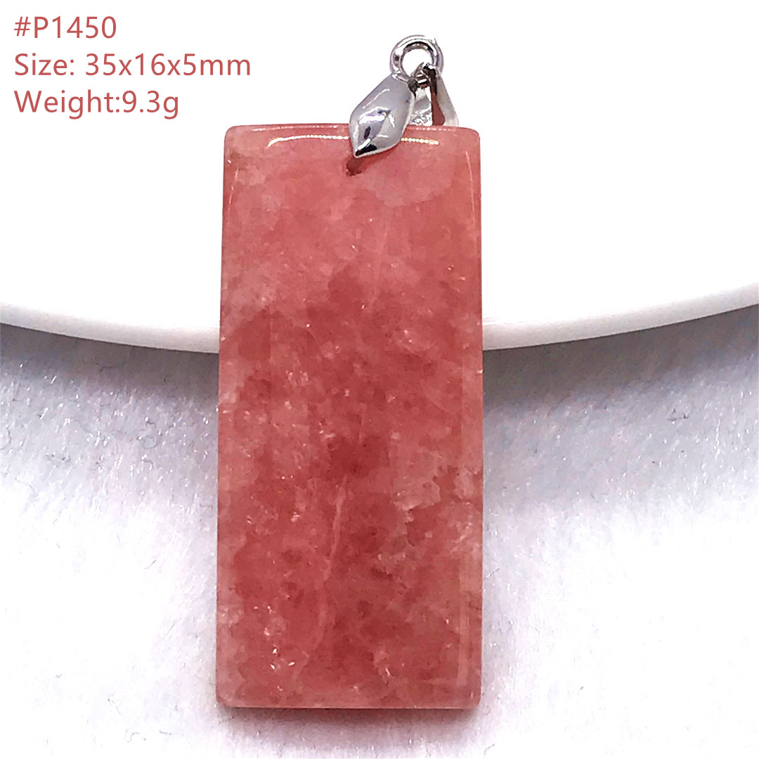 Crystal Pendant Necklace Natural Stone - Top Natural Red Rhodochrosite Necklace Pendant