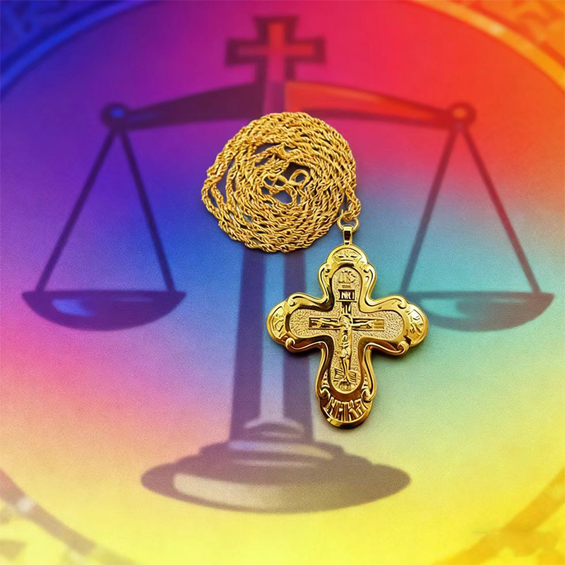 New 2026 Orthodox Pectoral Cro - Cross Pendant Necklace Gold recension och pris