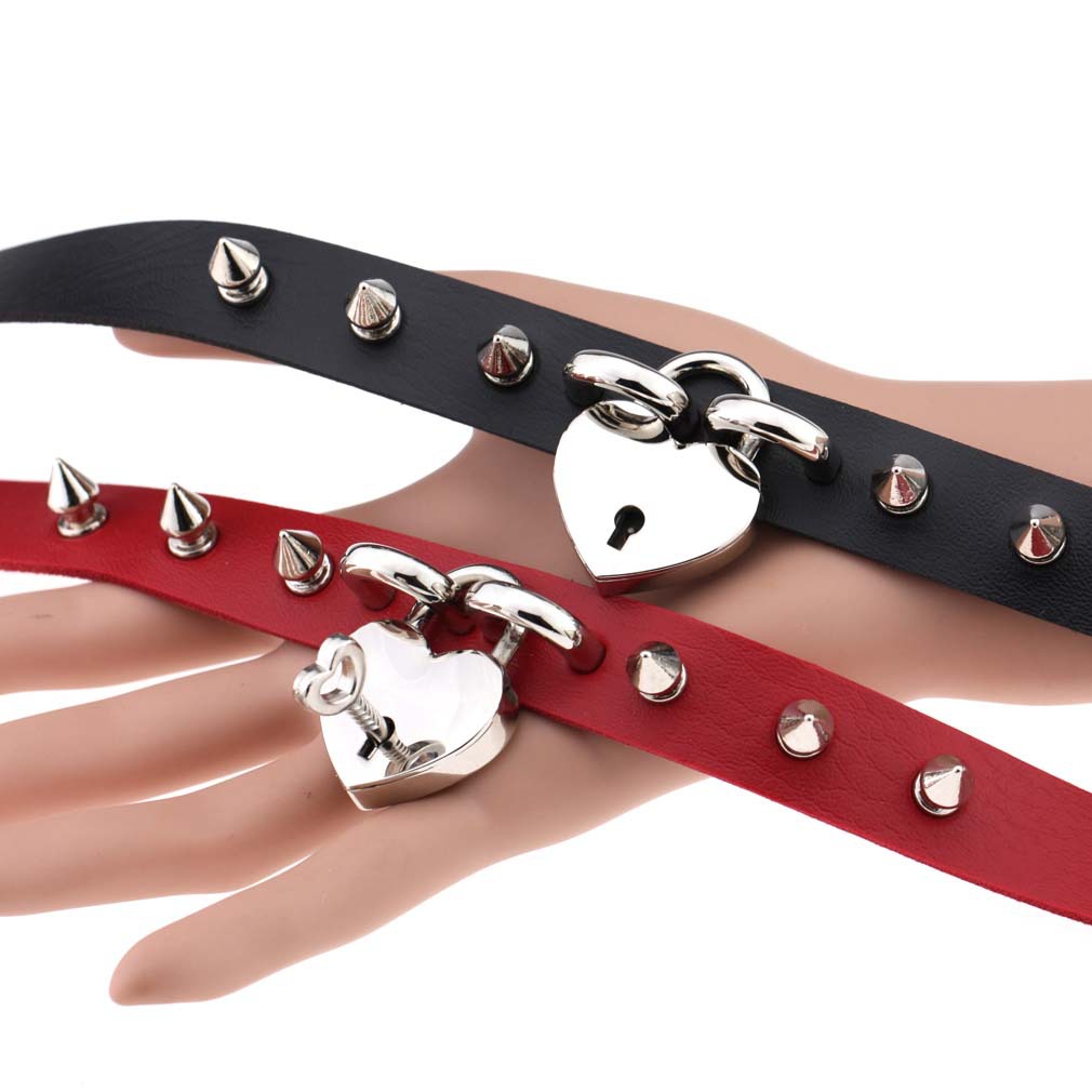 Punk Spike Choker Necklaces fo - Goth Punk Spike Choker recension och pris