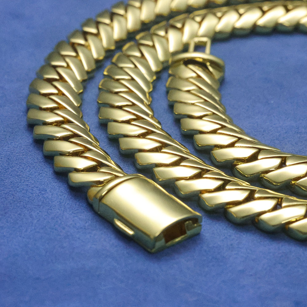 ESKEEM High Polished Monaco Ch - Cuban Link Chain 12Mm recension och pris