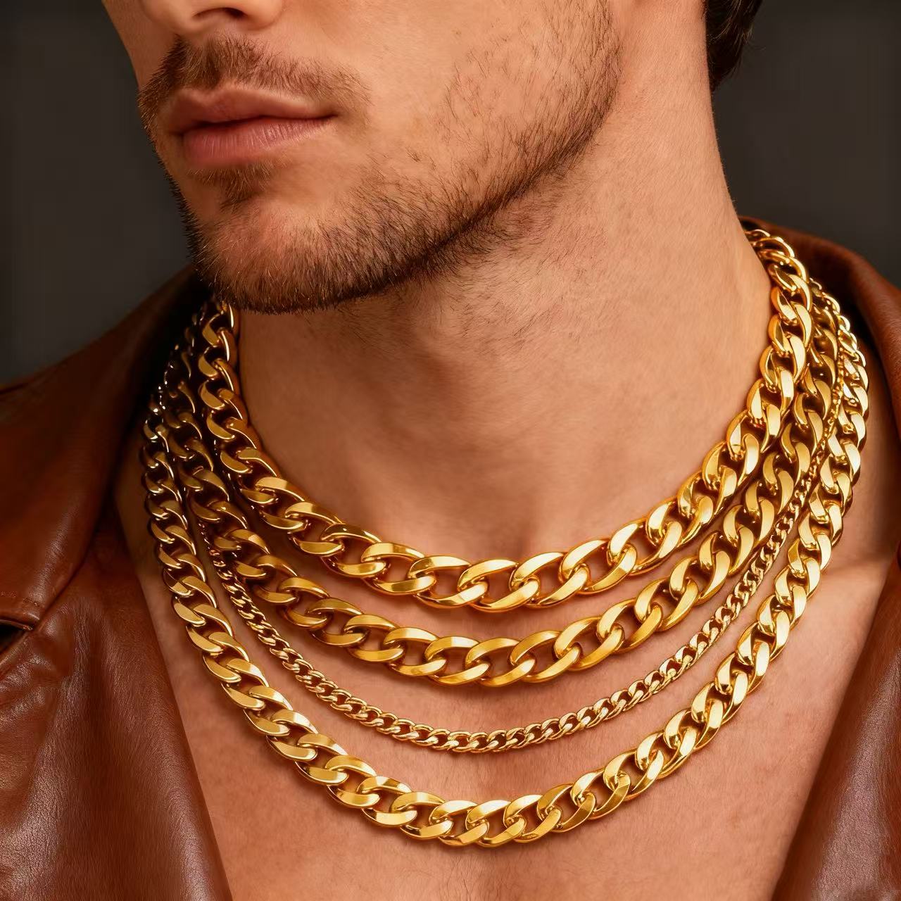 HNSP 3-12MM Stainless Steel Cu - Cuban Link Chain 12Mm recension och pris