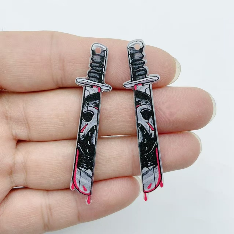 10 pieces of acrylic jewelry H - Earrings recension och pris