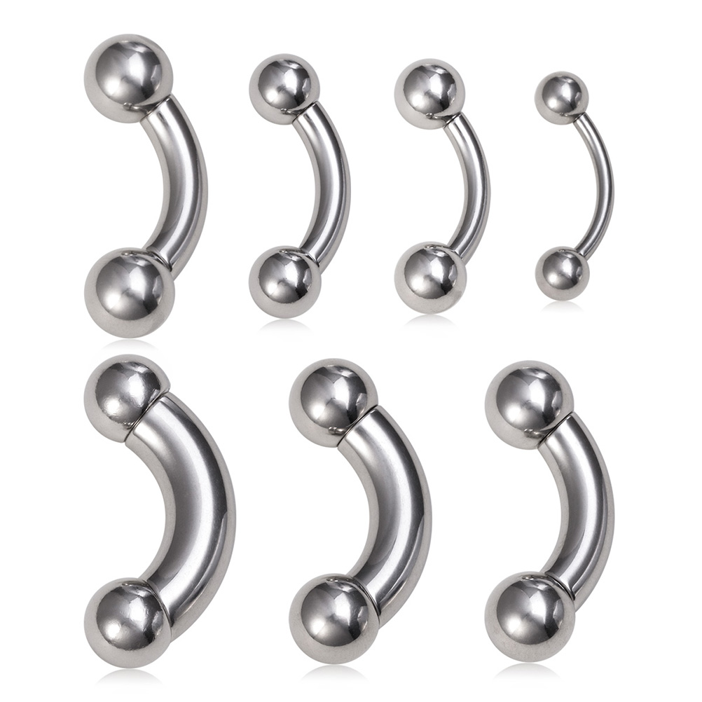 1pc Big Size Genital Curved Ba - Body Jewelry recension och pris