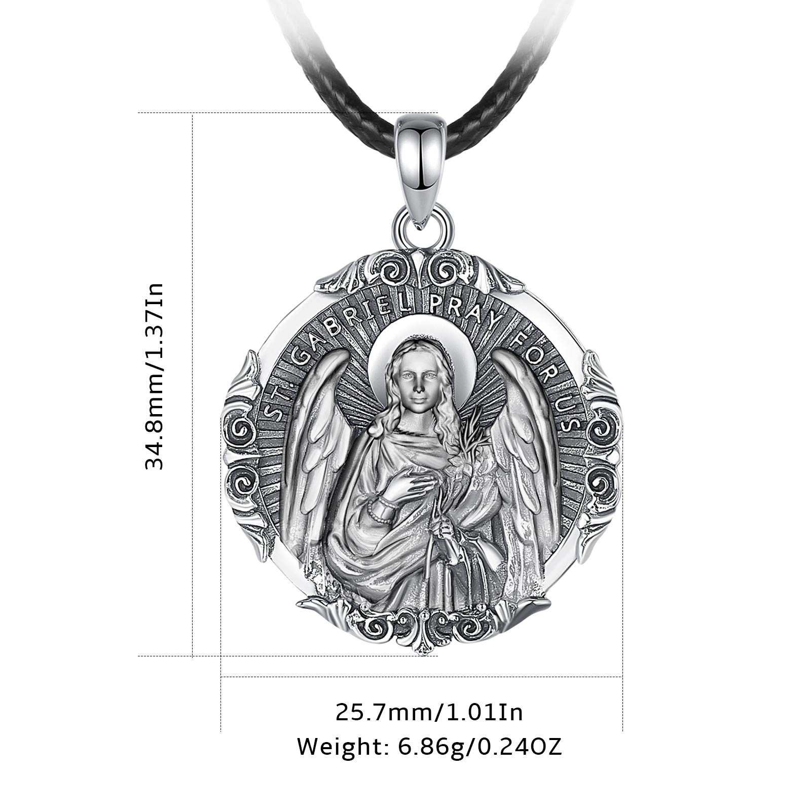 Eudora 925 Sterling Silver Sai - 925 Sterling Silver Chain Necklace Men recension och pris