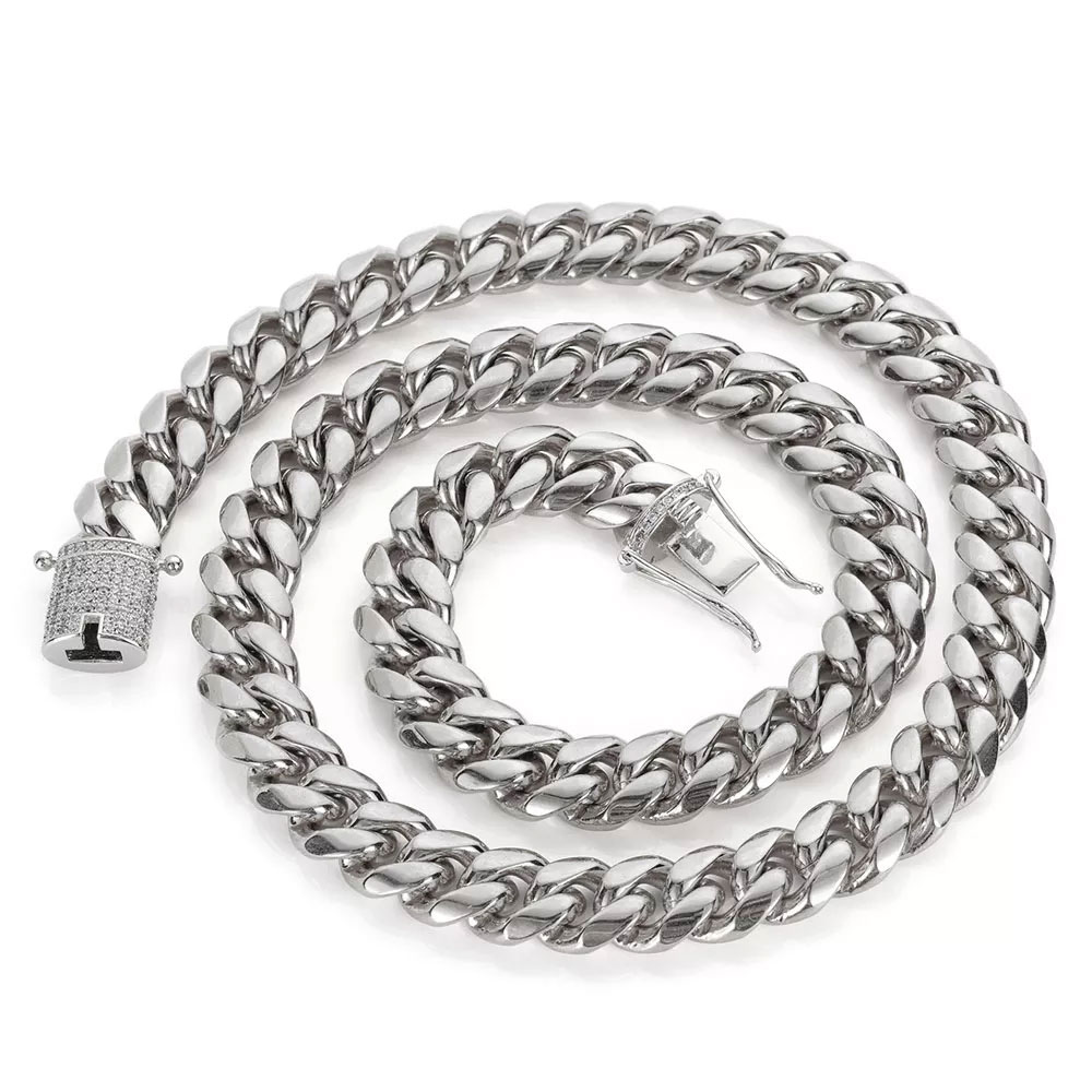 6-12mm Hip Hop Cuban Chain Ice - Cuban Link Chain 12Mm recension och pris
