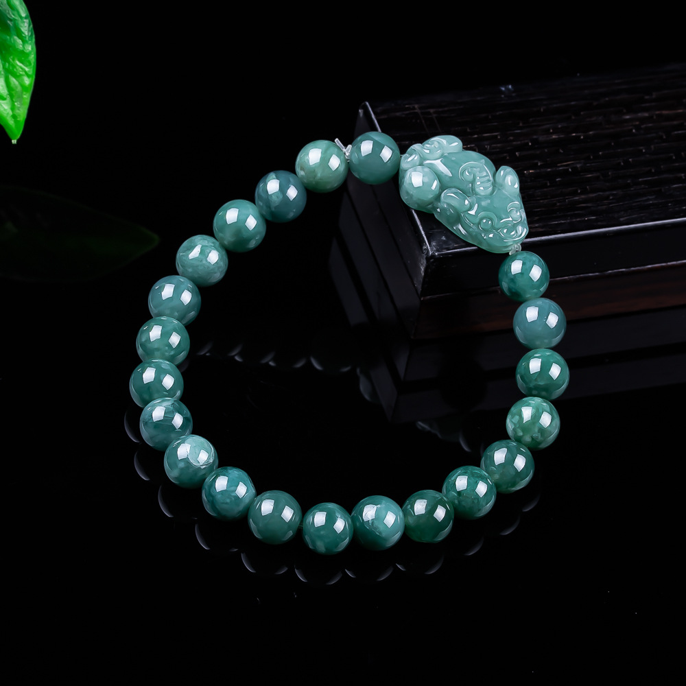 Natural Burmese Jadeite Pixiu  - Bracelets recension och pris