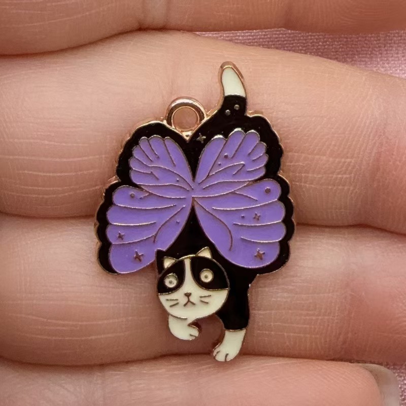 10pcs Butterfly Cat Love Korea - Earrings recension och pris