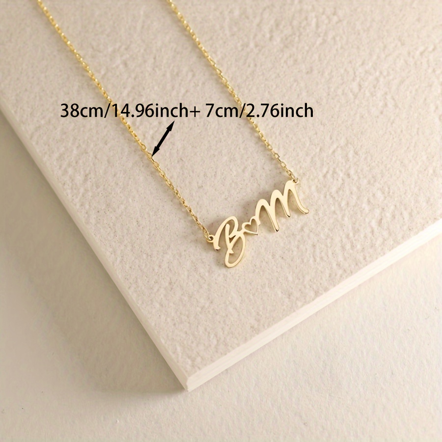 Custom Name Necklaces for Wome - Custom Name Necklace Stainless Steel recension och pris