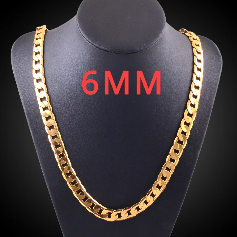 Whosale 925 Sterling Silver 6M - 925 Sterling Silver Chain Necklace Men recension och pris