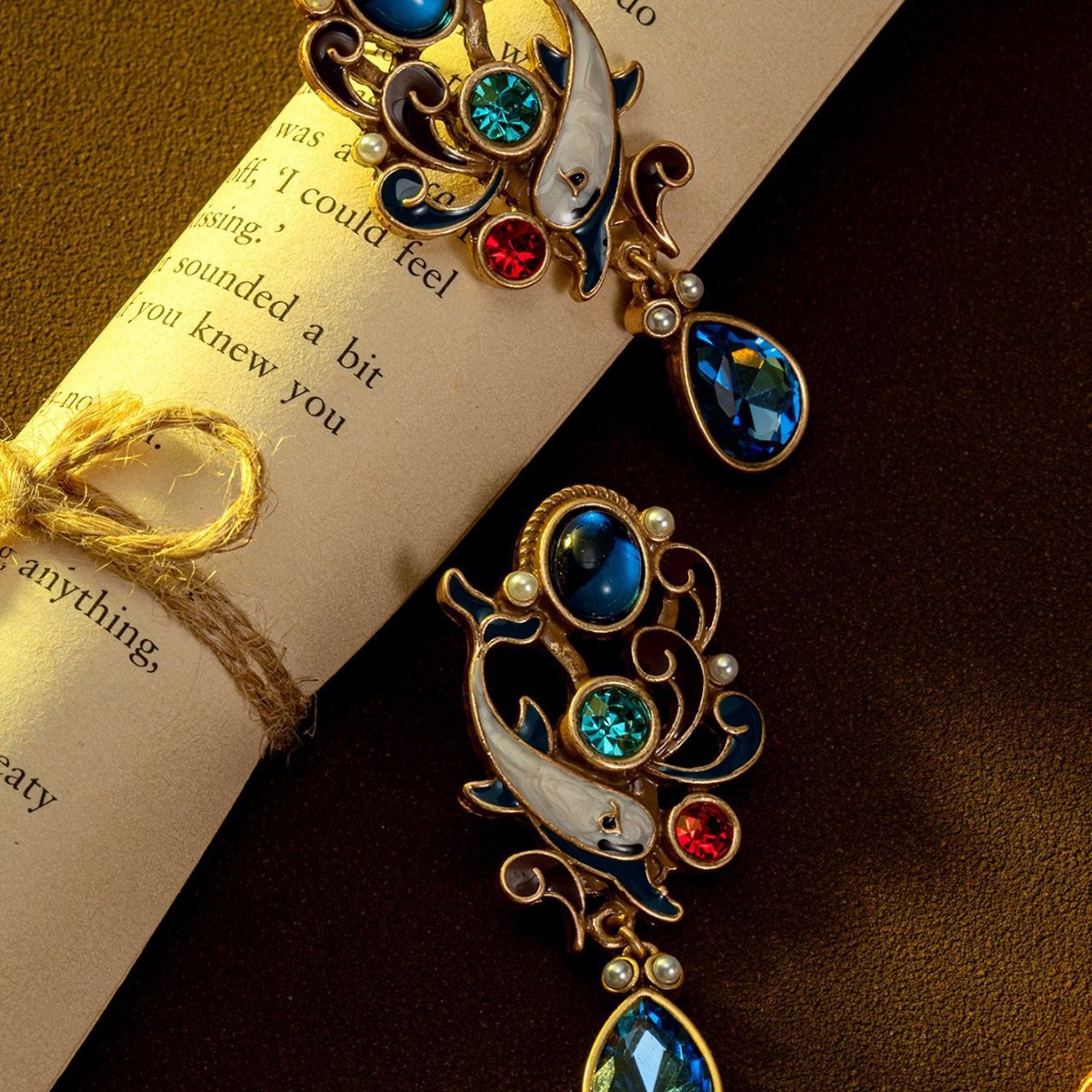 Vintage Summer Vacation enamel - Earrings recension och pris