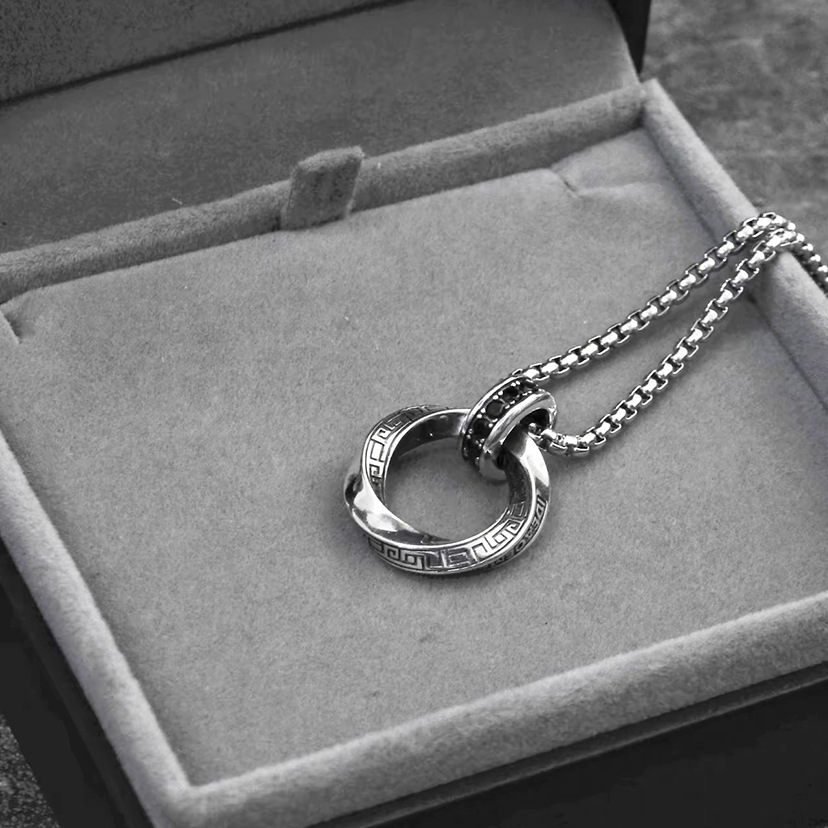 New 925 Sterling Silver Neckla - 925 Sterling Silver Chain Necklace Men recension och pris