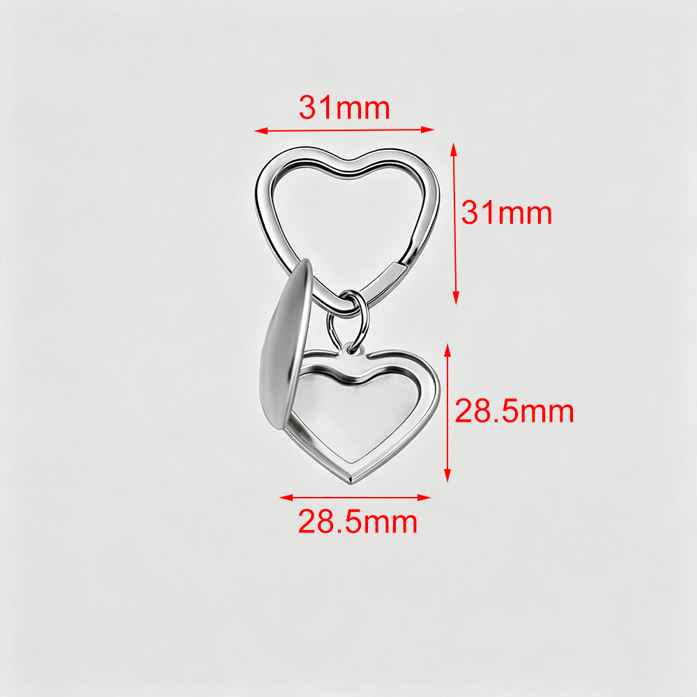 Fnixtar 10pcs Heart Photo Fram - Heart Locket Necklace Photo recension och pris