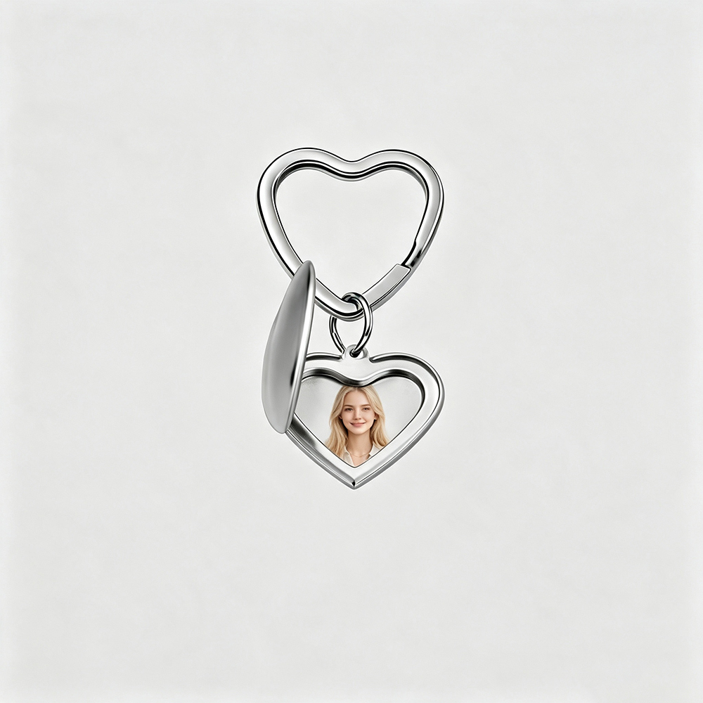 Fnixtar 10pcs Heart Photo Fram - Heart Locket Necklace Photo recension och pris