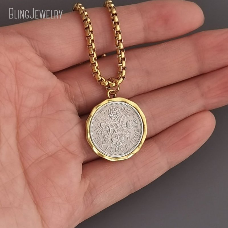 10pcs Waterproof Stainless Ste - Cross Pendant Necklace Gold recension och pris