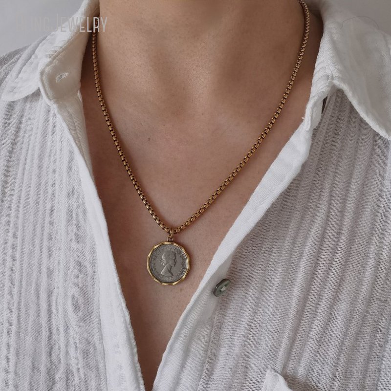 10pcs Waterproof Stainless Ste - Cross Pendant Necklace Gold recension och pris