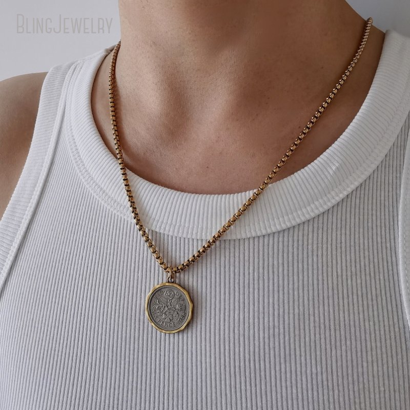10pcs Waterproof Stainless Ste - Cross Pendant Necklace Gold recension och pris