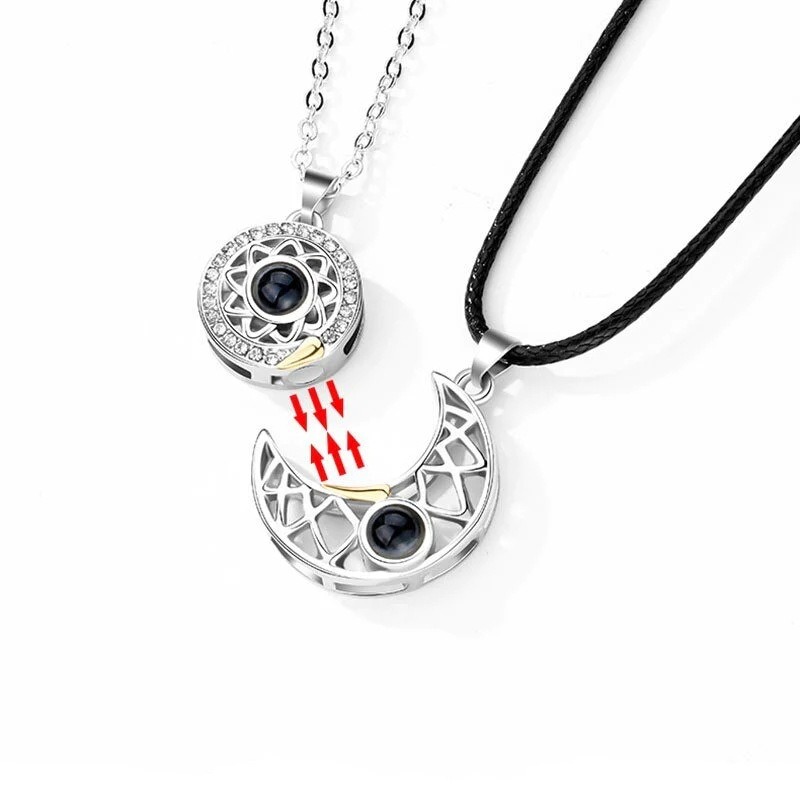 1 Pair Magnetic Couple Matchin - Magnetic Couple Matching Necklaces recension och pris