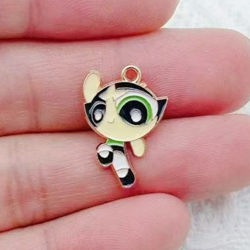 10pcs Alloy Oil-Dripping Carto - Earrings recension och pris
