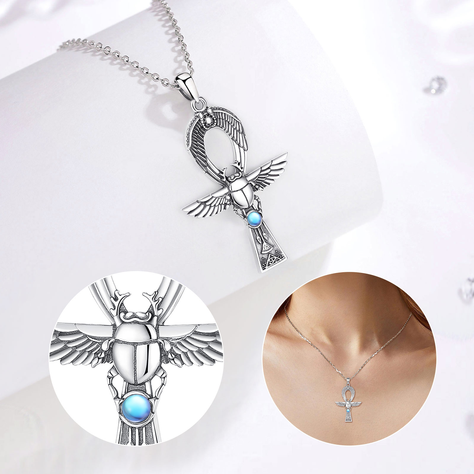 Eudora 925 Sterling Silver Anc - 925 Sterling Silver Chain Necklace Men recension och pris