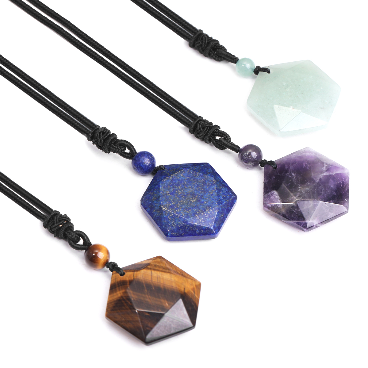 New Fashion Tiger's Eye Star P - Crystal Pendant Necklace Natural Stone recension och pris