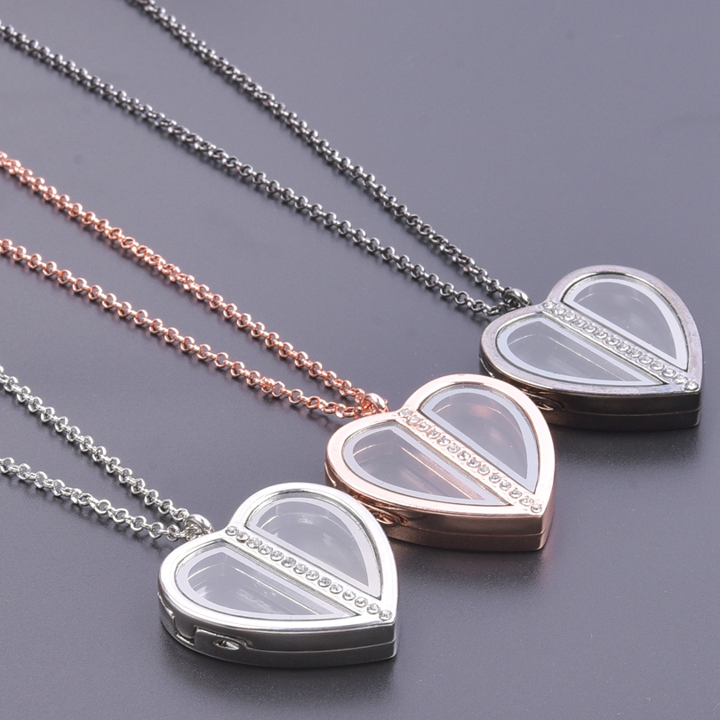 Magnet Heart Locket Necklace F - Heart Locket Necklace Photo recension och pris