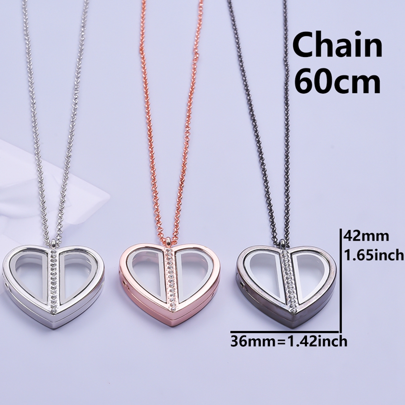 Magnet Heart Locket Necklace F - Heart Locket Necklace Photo recension och pris