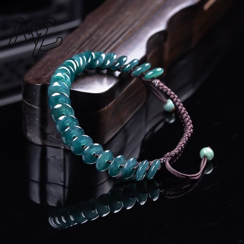 Natural Real Emerald Blue Wate - Necklaces recension och pris