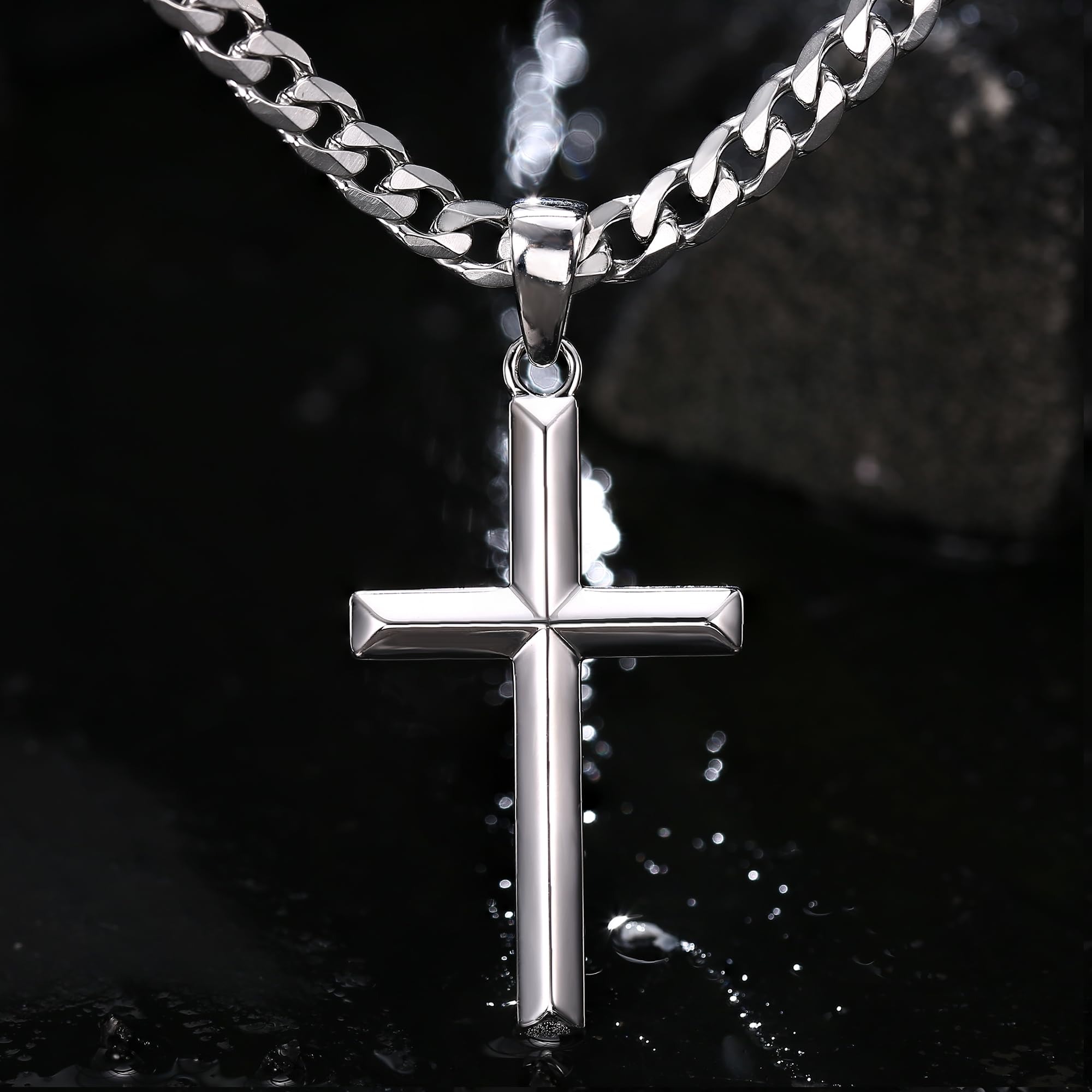 Fansilver 925 Sterling Silver  - 925 Sterling Silver Chain Necklace Men recension och pris
