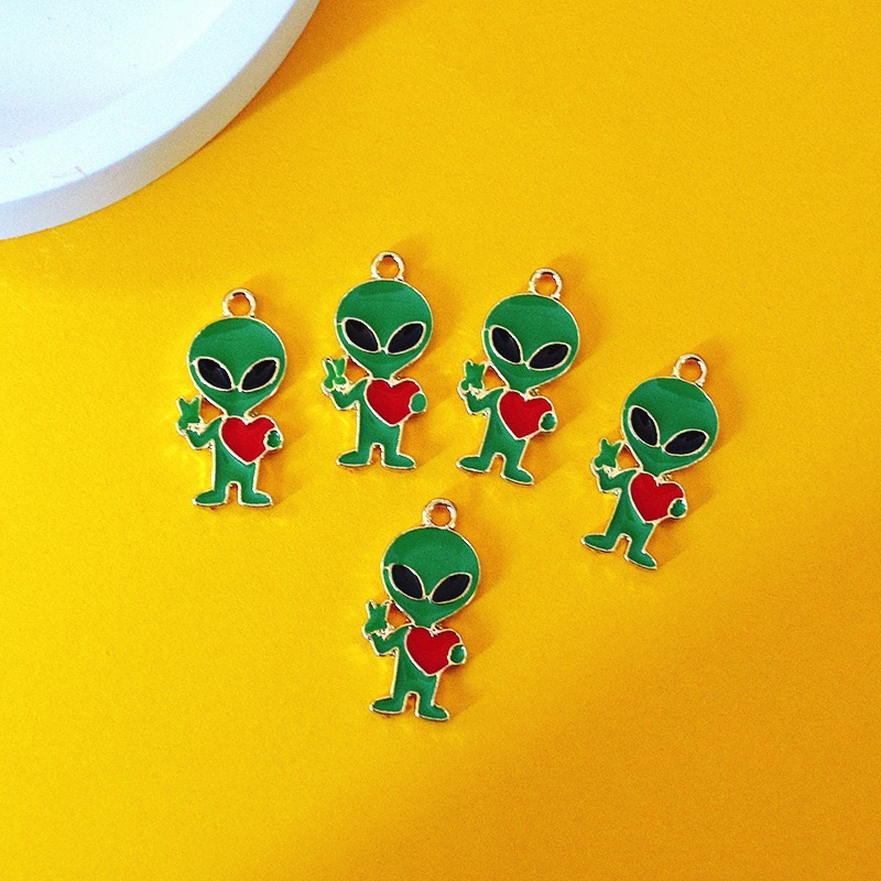 10pcs Simple Alien Alloy Drip  - Earrings recension och pris