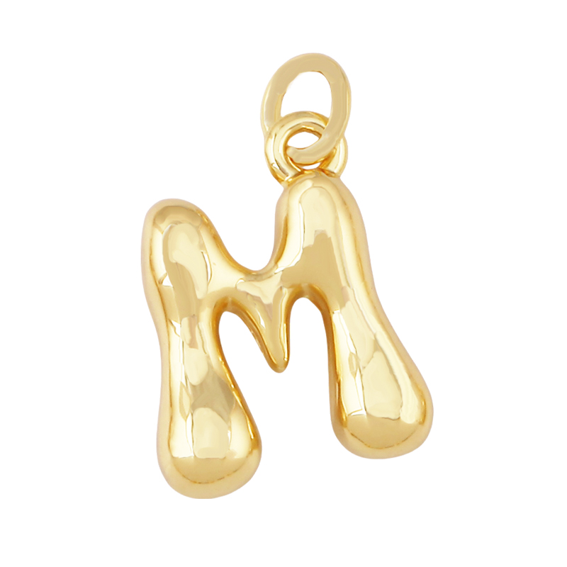 3pcs Lot Cute  Brass Initial B - Initial Letter Necklace 18K Gold recension och pris