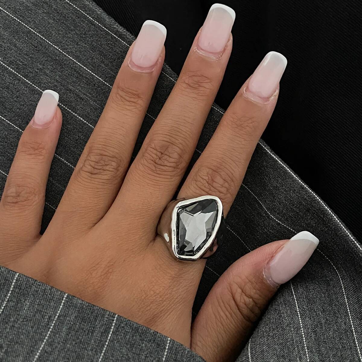 Salircon Vintage Black Acrylic - Vintage Punk Knuckle Rings Set recension och pris