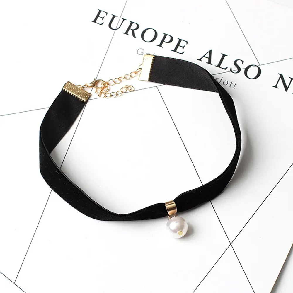 Simple Vintage Pearl Choker Sh - Pearl Choker Necklace Vintage recension och pris