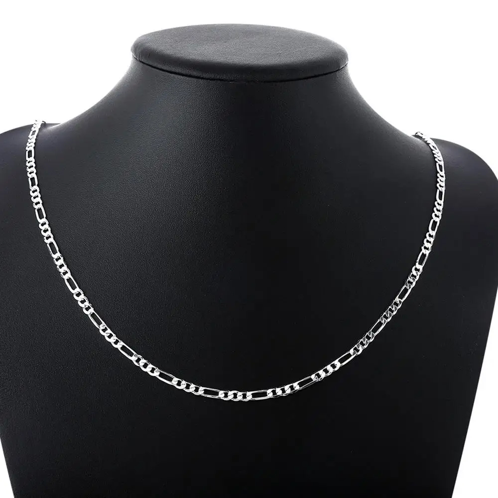 40-75cm 925 sterling Silver 16 - Cuban Link Chain 12Mm recension och pris