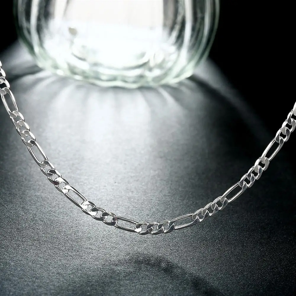 40-75cm 925 sterling Silver 16 - Cuban Link Chain 12Mm recension och pris