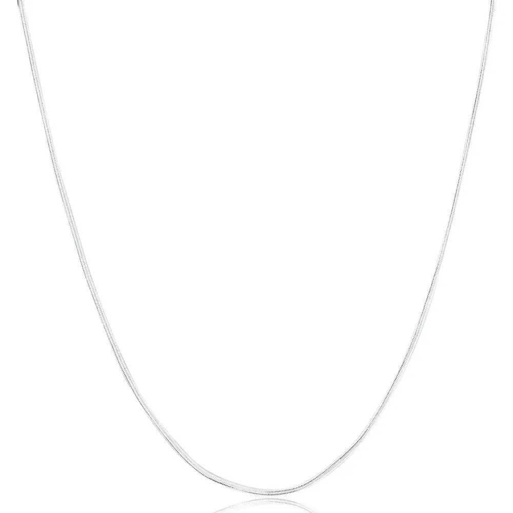 40-75cm Length 925 Sterling Si - 925 Sterling Silver Chain Necklace Men recension och pris