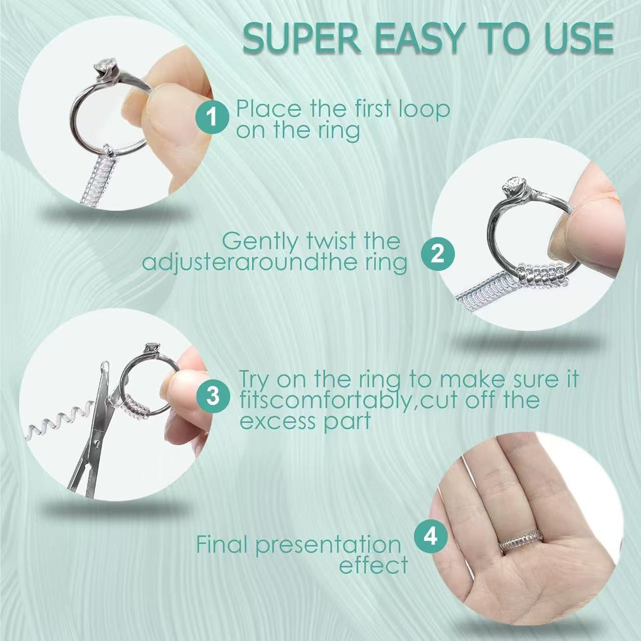 6pcs/lot Guard Tightener Reduc - Rings recension och pris