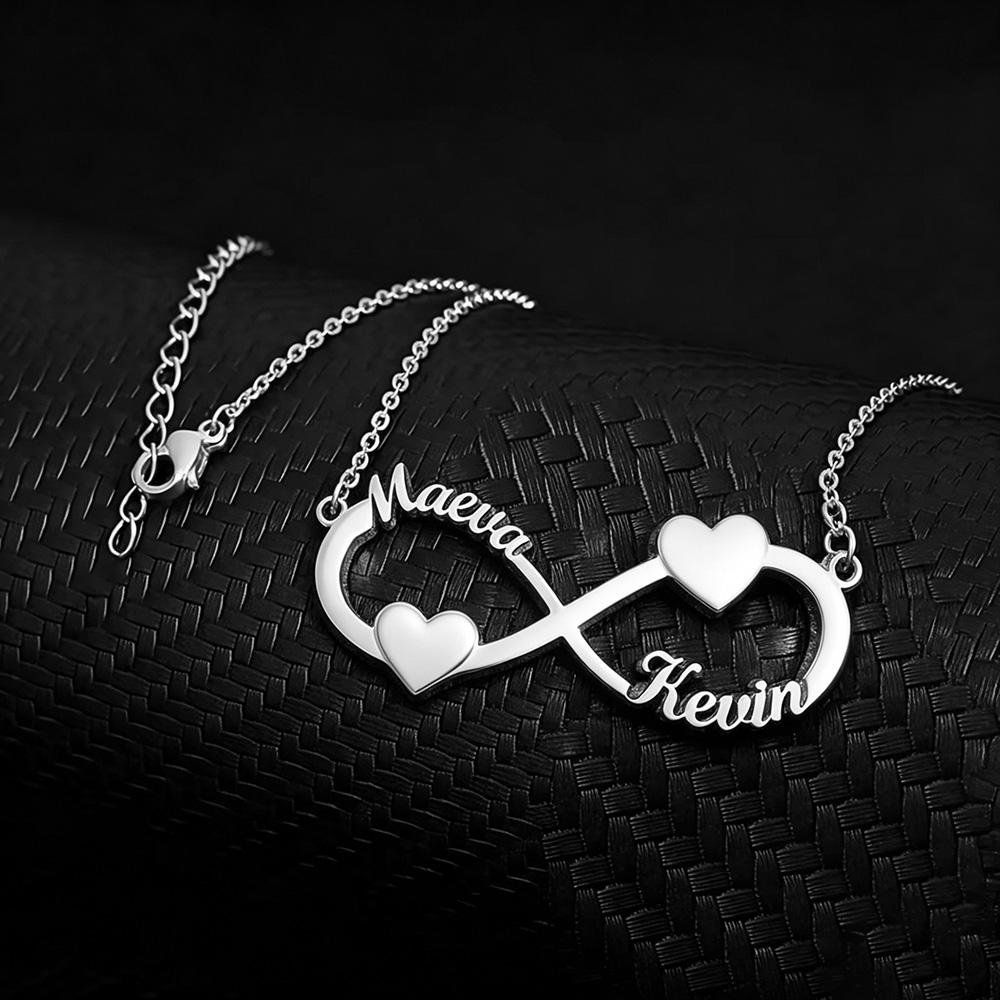 Custom Name Necklace Infinity  - Custom Name Necklace Stainless Steel recension och pris