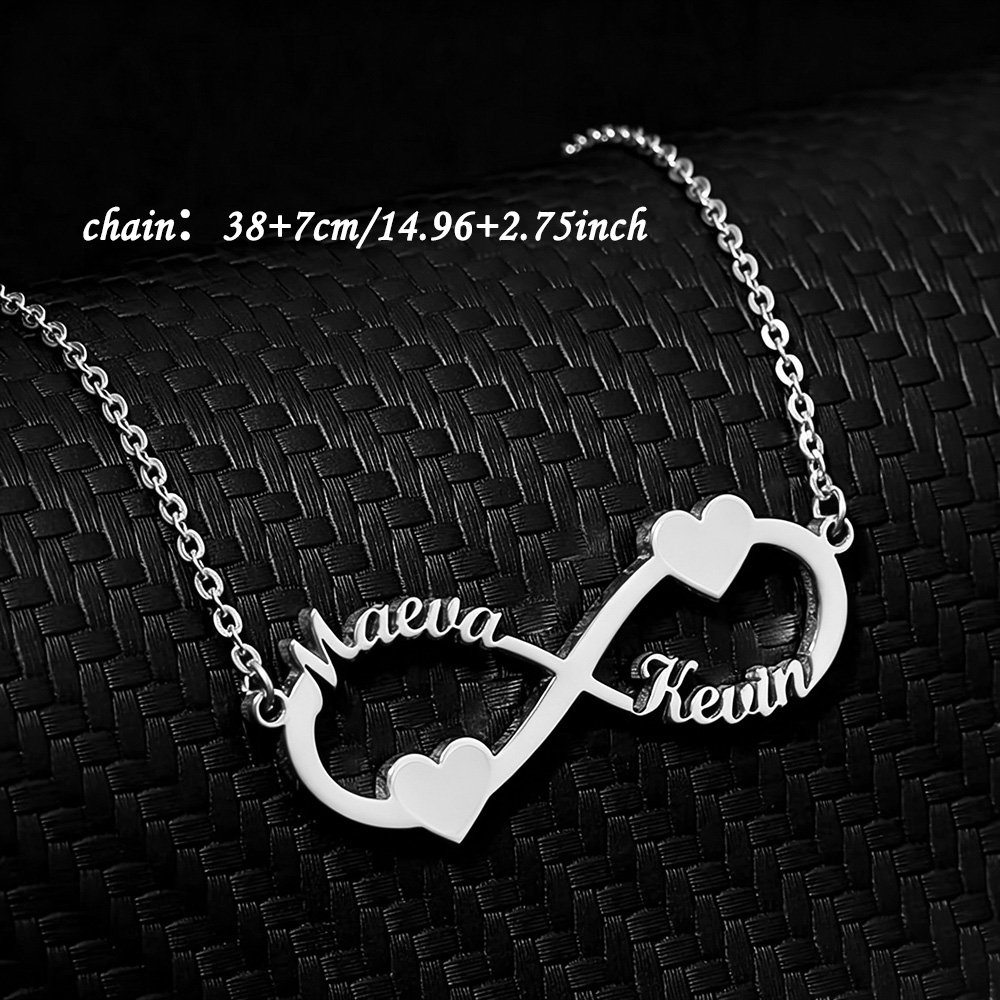 Custom Name Necklace Infinity  - Custom Name Necklace Stainless Steel recension och pris