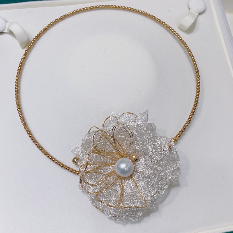 SGARIT Fashion Women Vintage K - Pearl Choker Necklace Vintage recension och pris