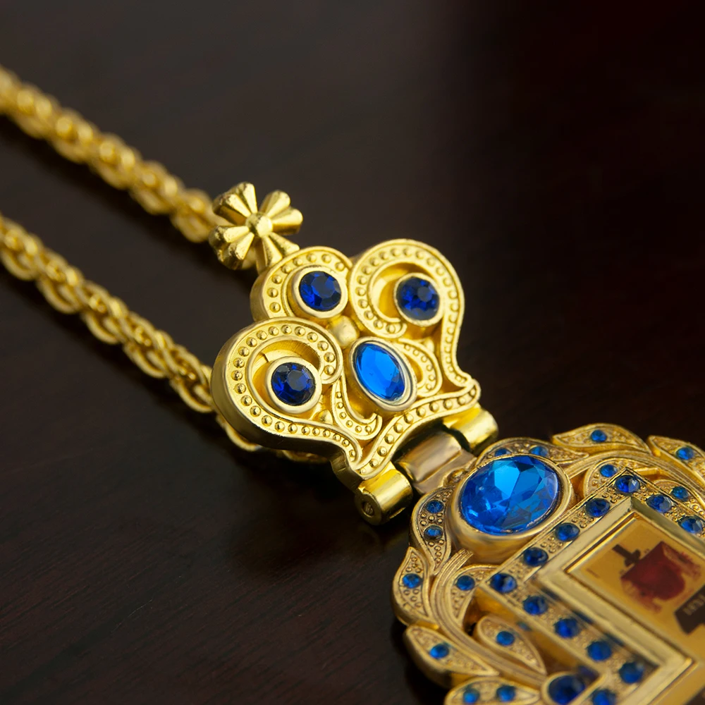 HTISOK Orthodox Bishop Pectora - Cross Pendant Necklace Gold recension och pris