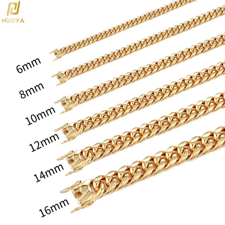 6mm/8mm/10mm/12mm Hip-Hop High - Cuban Link Chain 12Mm recension och pris