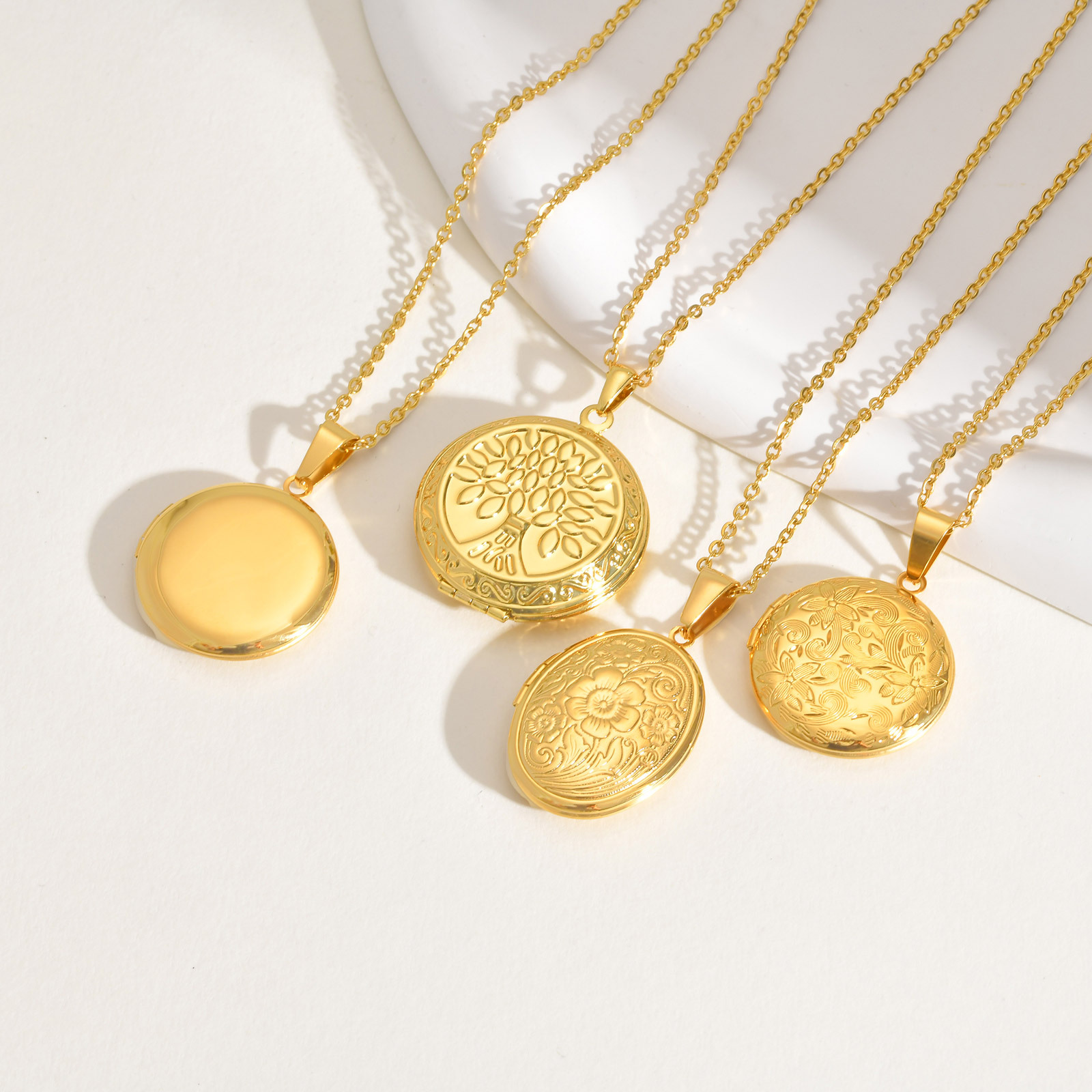 Vnox Dainty Heart Photos Penda - Heart Locket Necklace Photo recension och pris