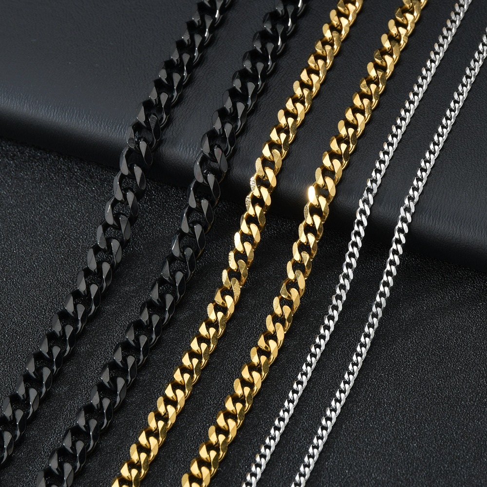 1 piece Size 3.6mm/5mm/7mm Men - Cuban Link Chain 12Mm recension och pris