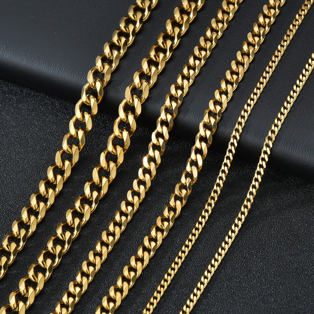 1 piece Size 3.6mm/5mm/7mm Men - Cuban Link Chain 12Mm recension och pris
