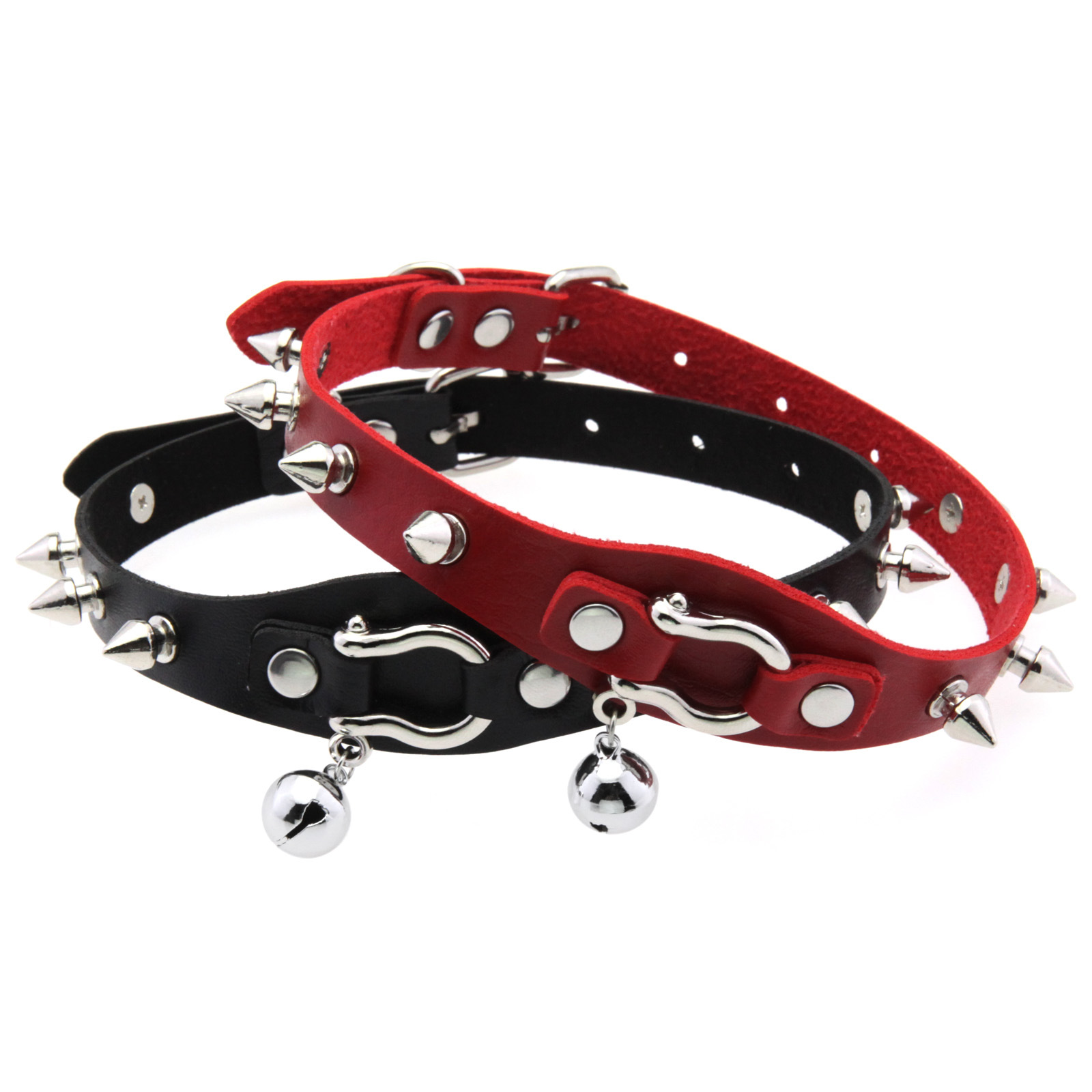 Black Spike Choker Necklace Ri - Goth Punk Spike Choker recension och pris